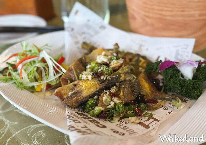 ▲宜蘭必吃香魚專賣店「八甲休閒魚場」還有多種香魚料理可以享用