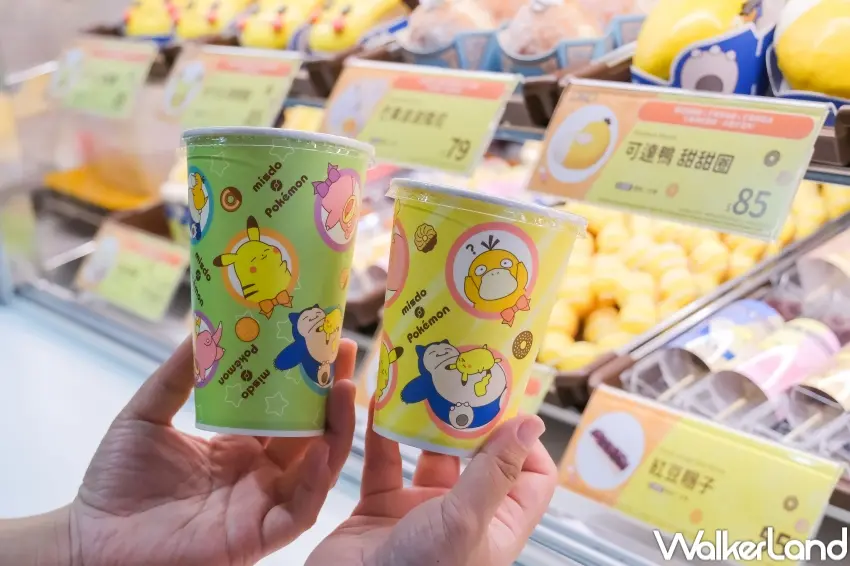 ▲Mister Donut推出愛文芒果冰沙與荔枝蘋果青茶等4款夏季限定現做飲品。(攝影:張人尹)