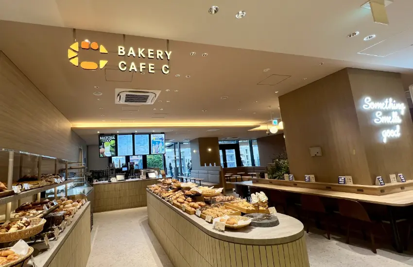 ▲BAKERY CAFE C使用的咖啡豆，是來自京都的精品咖啡烘焙品牌「小川珈琲」所嚴選調配的專屬豆款「ARK」。