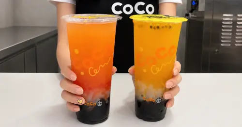 百香雙響炮升級版！CoCo新品「紅柚雙響炮」買一送一開喝，CoCo買一送一衝下單。