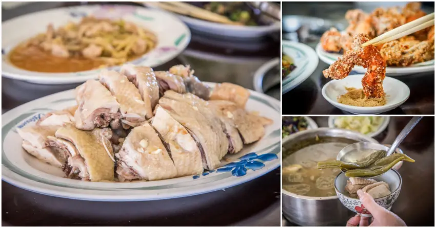 ▲「安可土雞城」的白斬土雞鮮甜軟嫩,搭配香氣十足的熱炒料理,道道都超級下飯。