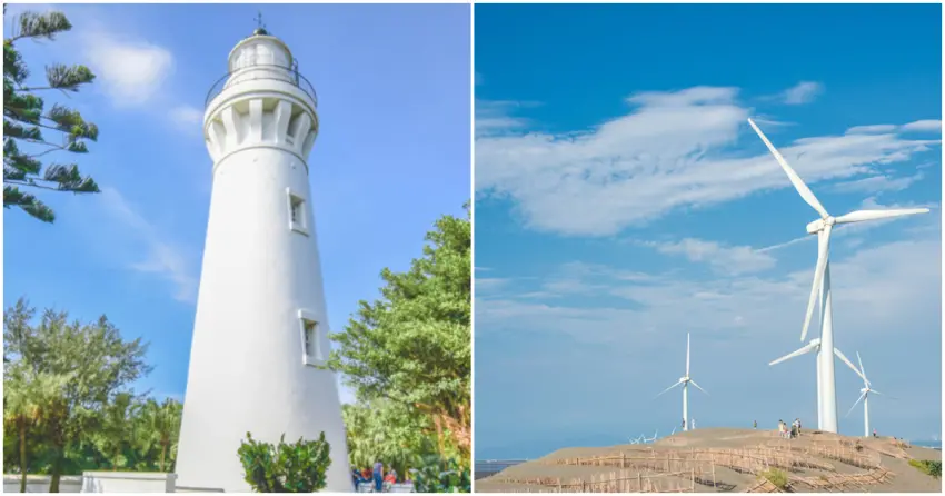 ▲北部看海不只衝淡水、基隆,觀音的遼闊沙丘、海岸風景與純白燈塔同樣值得專程前往。
