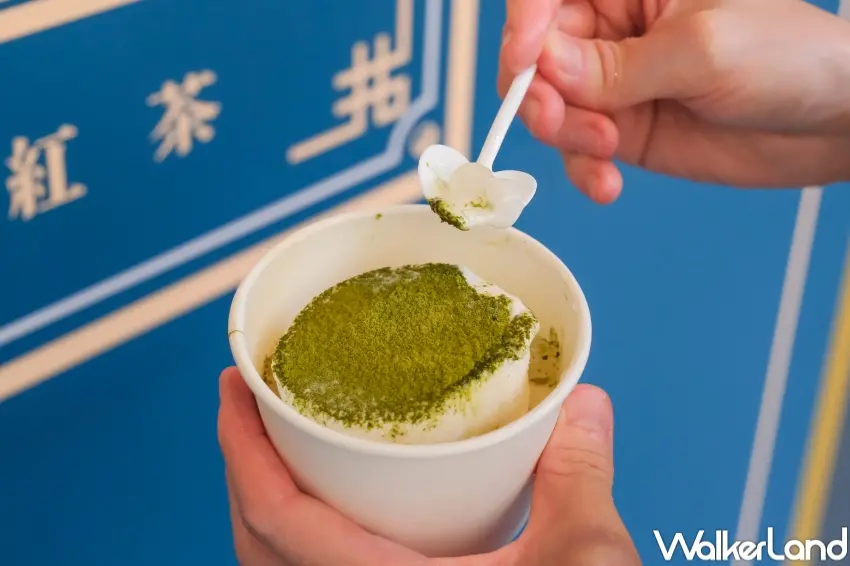 ▲可不可熟成茶行「生茶白玉冰淇淋」將於5/19起期間限定開賣,同步推出兩件99元優惠。(攝影:張人尹)