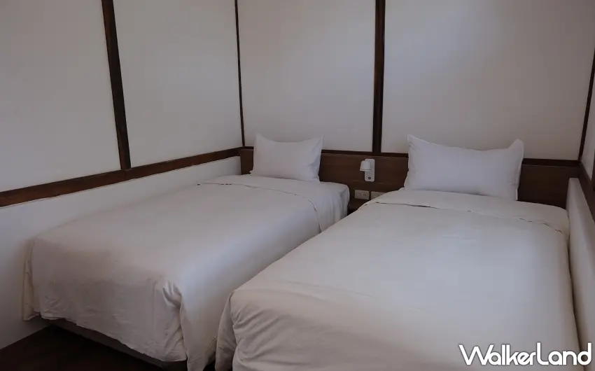 ▲寶桑町屋(Machiya Posong)文創青年旅館設置少有的獨立雙人房,擁有獨立的雅房空間。 圖/雲品國際提供;窩客島整理