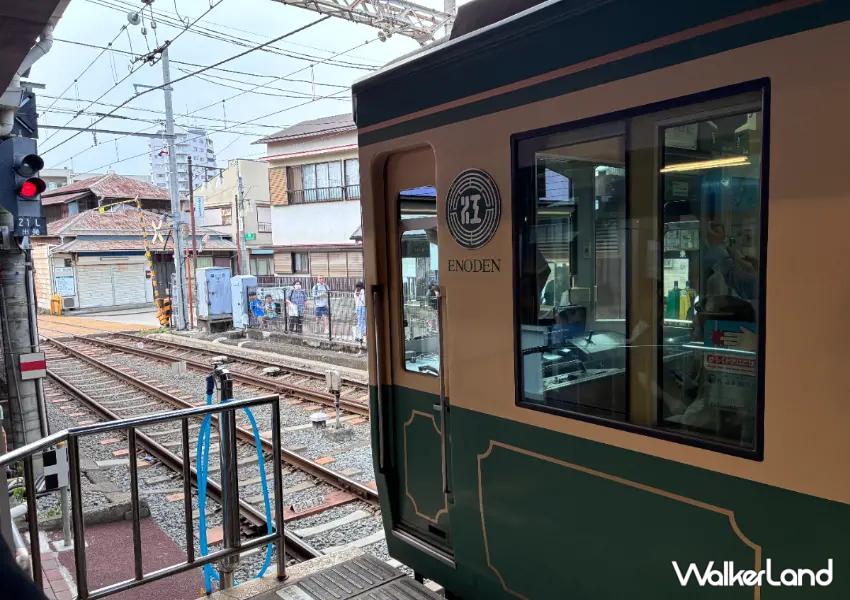 ▲擁有百年歷史的「江之電」,以懷舊復古車廂聞名,沿途穿梭海岸與街景之間,是鎌倉旅遊最浪漫的體驗。