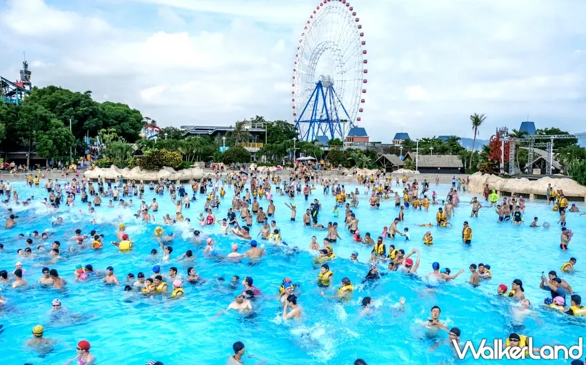 ▲六福水樂園與麗寶馬拉灣兩大盛夏霸主強強聯手,首度展開暑期策略結盟 。圖/麗寶樂園渡假區提供;窩客島編輯李維唐整理