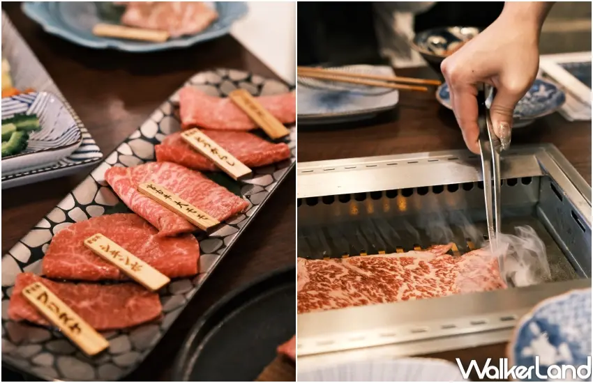 ▲「宮古牛燒肉 玉城」提供多種宮古牛部位選擇,還有阿古豬、石鍋拌飯與冷麵等熟食搭配。(攝影:張人尹)