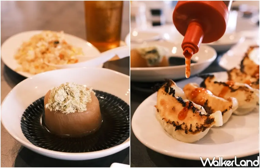 ▲Asianbar 1288主打關東煮、炒飯與餃子等熱食,其中燉煮入味的大根更是必點。(攝影:張人尹)