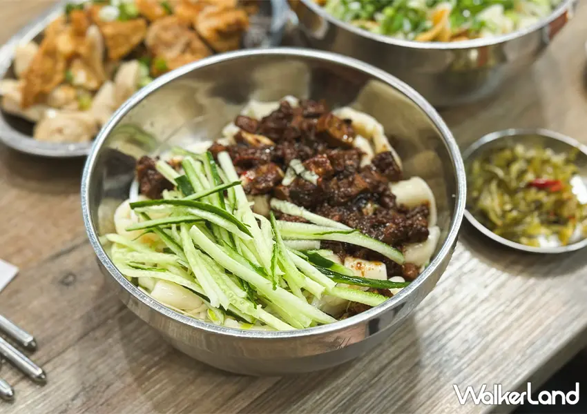 ▲士林美食推薦「王艇長酢醬麵」推薦菜單：山東炸醬麵（攝影：蕭芷琳）