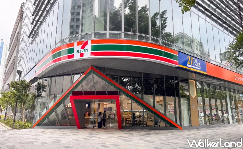 ▲統一集團愿秀門市5/20試營運，集結7-ELEVEN、星巴克、21PLUS與康是美打造北部首間「大七」新地標。（攝影：張人尹）