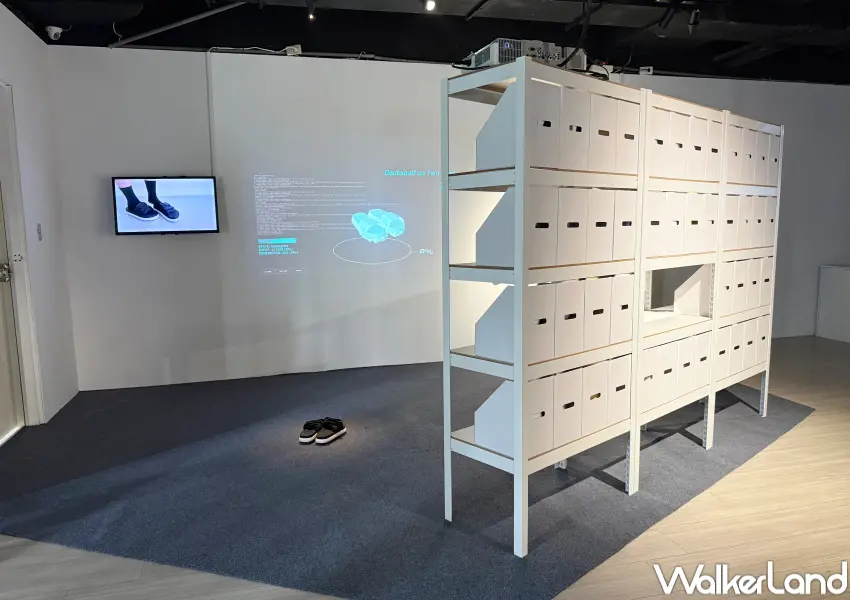 ▲板橋展覽免費入場！府中15《影像變奏曲》展出至6月14日，VR互動展區必玩。(攝影：鄭亦庭)