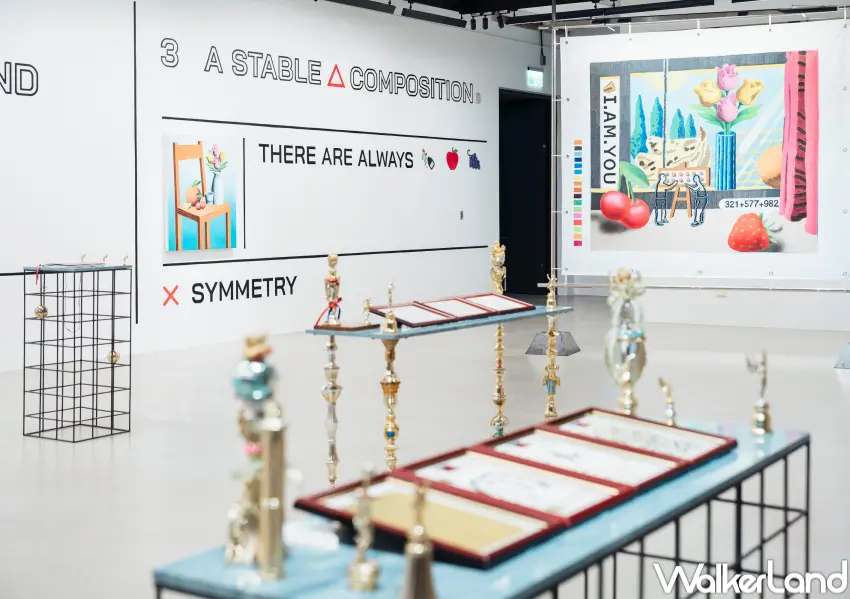 ▲新北市美術館展覽「發生什麼事?」藝術家以生活出發創作,以3大方向引導觀眾走進藝術家的世界。(新北市美術館提供,攝影:透島影業)