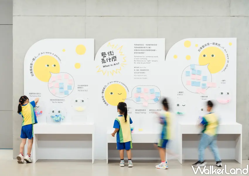 ▲新美館免費展覽「發生什麼事?」展出空間分布於探索基地L1至L4展間,並於6月推出探索包體驗。(新北市美術館提供,攝影:透島影業)