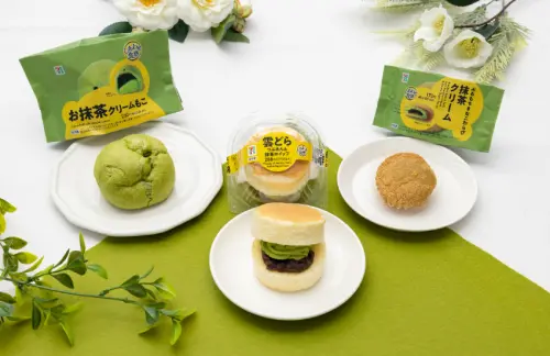 日本7-11新茶季節限定抹茶甜點開賣，超人氣蛋白霜銅鑼燒、抹茶奶油Q彈蕨餅等多重抹茶重磅登場。