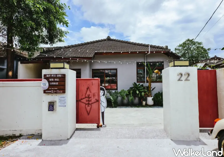 ▲「AMENGIN梅琴洋行」進駐左營老聚落，將80年老宅重生。（美食好芃友提供）