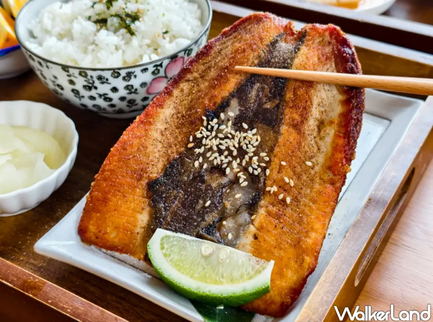 ▲虱目魚肚選用厚實部位煎至金黃酥脆，外皮帶有焦香口感，內裡則保有豐富油脂香氣。（美食好芃友提供）