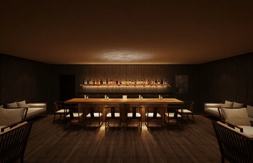 ▲館內也計畫設置高級特色餐廳、酒吧與專業 SPA 空間,為僅有的 33 間客房提供最尊榮且純粹的服務。