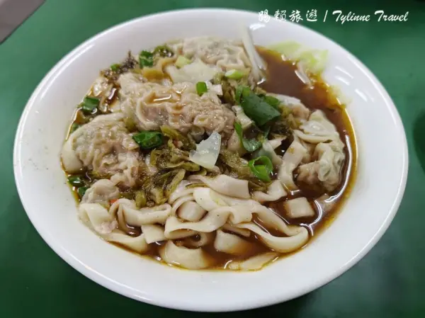 ▲捷運永安市場站美食推薦!超人氣老店阿敏水餃牛肉麵,店內主打料多實在。(攝影:部落客 踢賴旅遊)