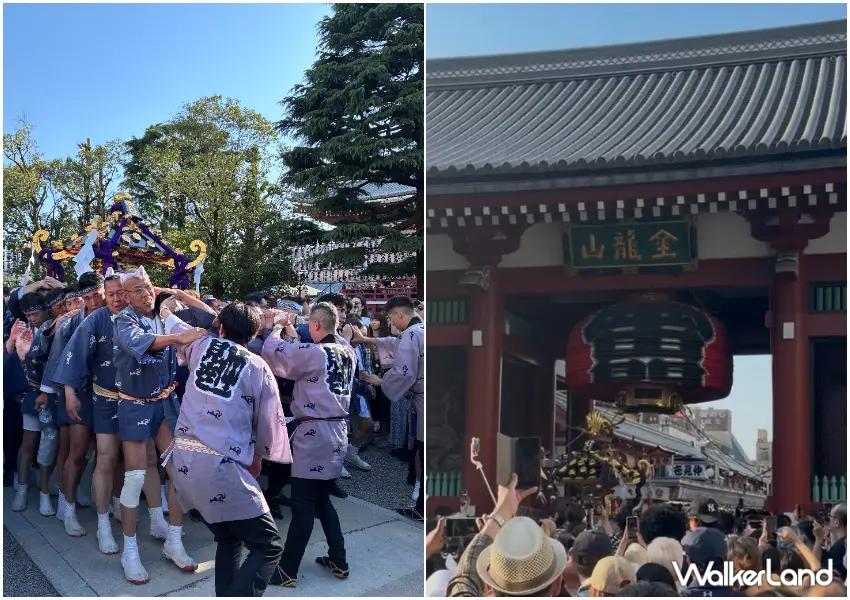 ▲每年5月登場的三社祭,是淺草最具代表性的年度盛事,讓原本復古的下町街區增添濃厚熱鬧的祭典氛圍。