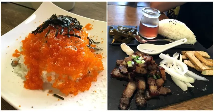 ▲「漂流木餐廳」能吃到滿滿飛魚料理，招牌飛魚卵燉飯香氣十足，是蘭嶼高人氣的在地餐廳。