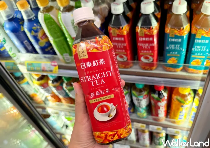 ▲日東紅茶正式進軍7-11瓶裝飲料市場,經典紅茶、奶茶與水果茶同步開賣,飲料控24小時都能在超商買得到。(攝影:張人尹)