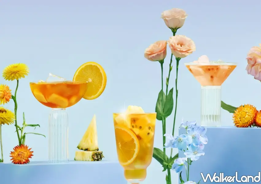▲先喝道人氣經典英式水果茶與英式玫瑰拿鐵消暑推薦。