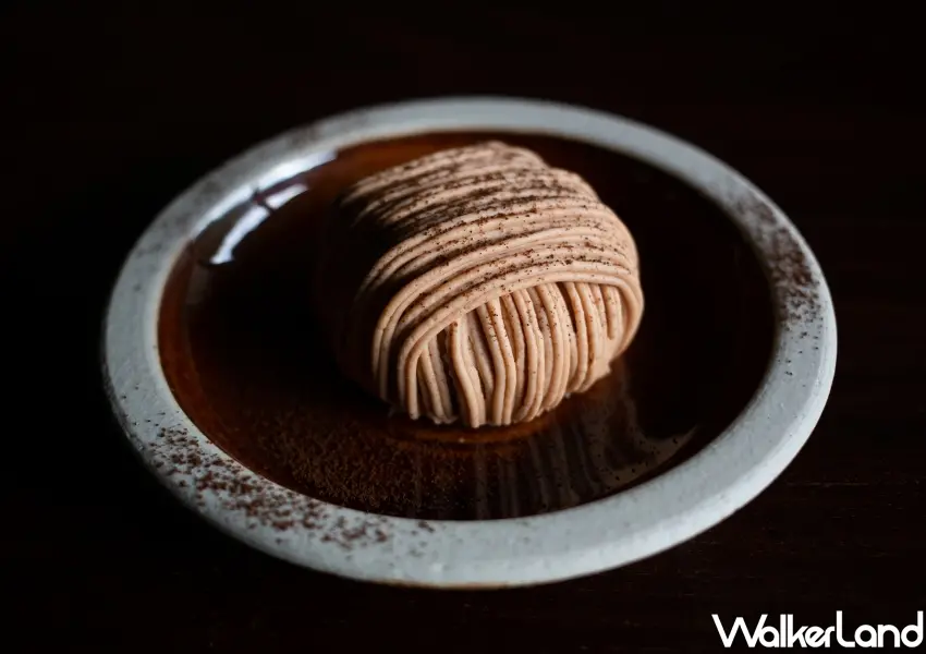 ▲「COME UP Patisserie」限時復刻經典栗子蒙布朗，濃郁栗香讓甜點控免設鬧鐘就能現場朝聖。