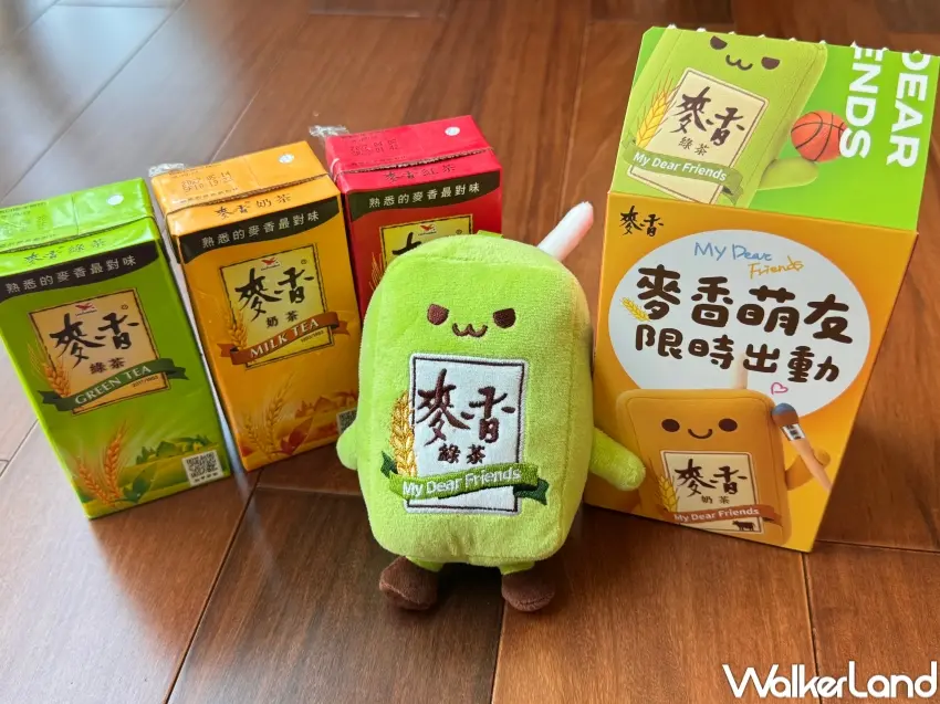 ▲麥香推出「麥香萌友 限時出動」盲盒活動,把經典麥香紅茶、綠茶與奶茶變成超萌娃娃吊飾,吸引粉絲收藏。(攝影:張人尹)