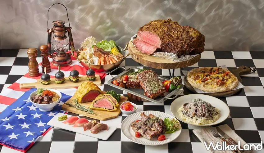 ▲敘日全日餐廳6月10日起推出「仲夏美牛饗肉節」,集結美式燒烤、海陸料理與週末限定戶外燒烤吧,打造豐盛夏季饗宴。圖/台北六福萬怡酒店提供;窩客島編輯李維唐整理