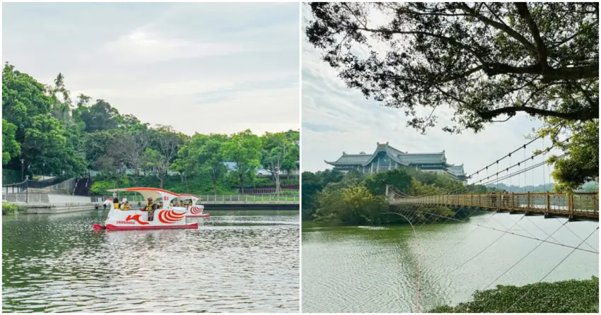 ▲走訪環湖步道,除了沿著湖畔串連周邊景點,也能順道體驗水上活動,深度挖掘夏日的湖景魅力。
