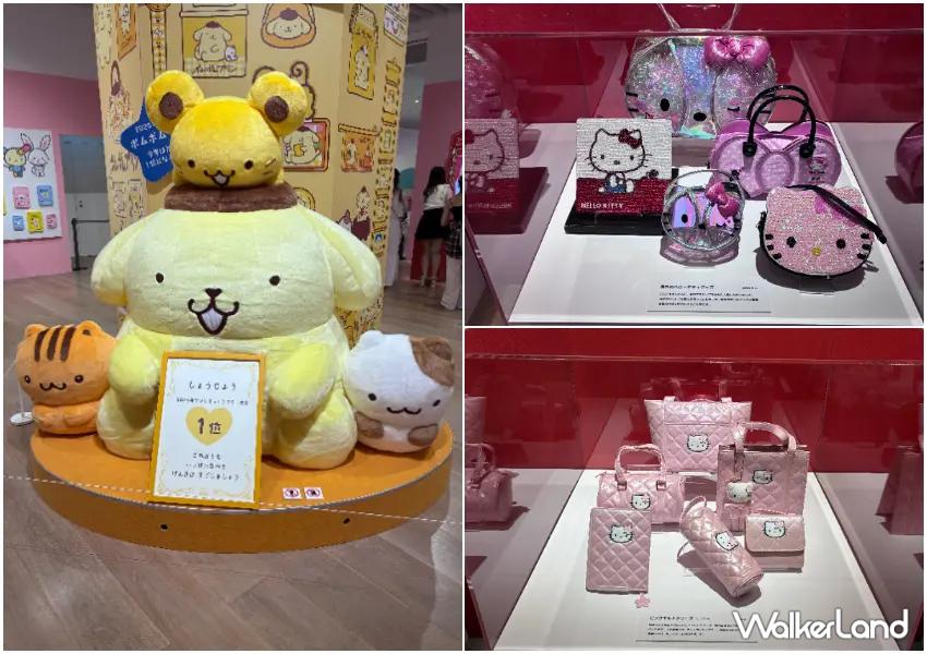 ▲三麗鷗60週年展不只能看見各式經典角色,也能回顧創作軌跡,從角色設計到不同時期的周邊商品,讓粉絲看得超過癮。