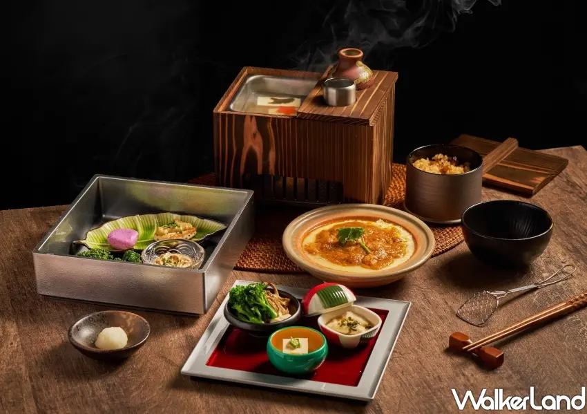 ▲豆舞YUDOFU限量海鮮蟹黃豆腐煲晚間御膳套餐只要880元，爆量蟹黃與極致豆香必吃。