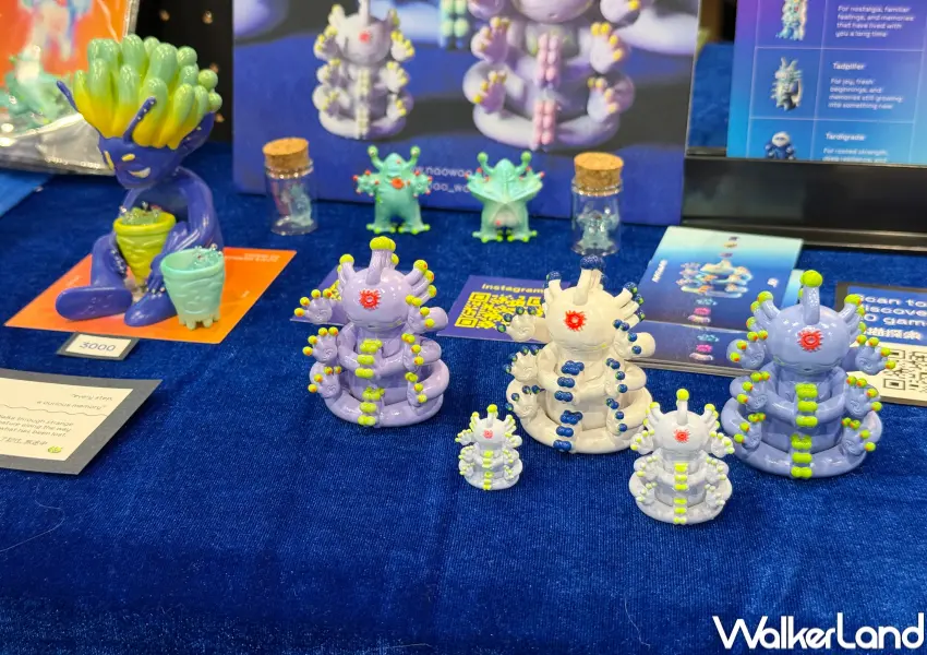 ▲2026台北潮流玩具展！超過300攤海內外創作者周邊小物，連4天全部要逛。(攝影：鄭亦庭)