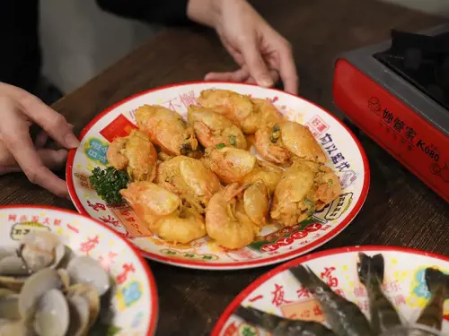 蝦爆活蝦料理