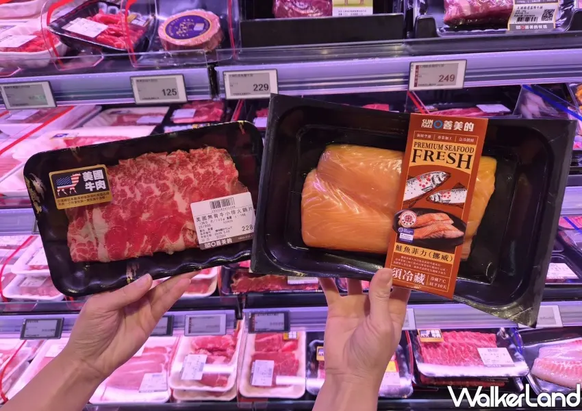 ▲美國無骨牛小排火鍋肉片與挪威鮭魚菲力特價中,是主婦瘋搶的海鮮肉品。