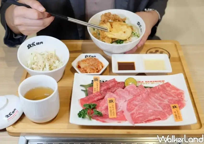 ▲平價一人燒肉「鉄火燒肉」位於微風北車二樓，可以用最平價的價錢吃到和牛。(攝影：編輯 鄭雅之)