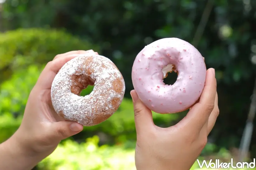 ▲Mister Donut首推4款泡芙系甜甜圈,以輕盈鬆軟口感搭配多種內餡與風味沾醬。(攝影:張人尹)
