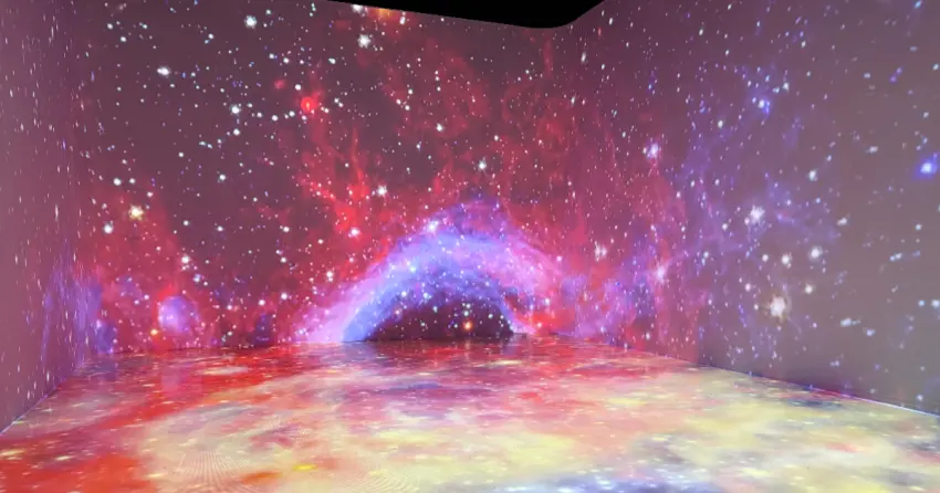 天文館特展免費入場！士林天文館銀河星空特展，沈浸式360度銀河劇場超夢幻。