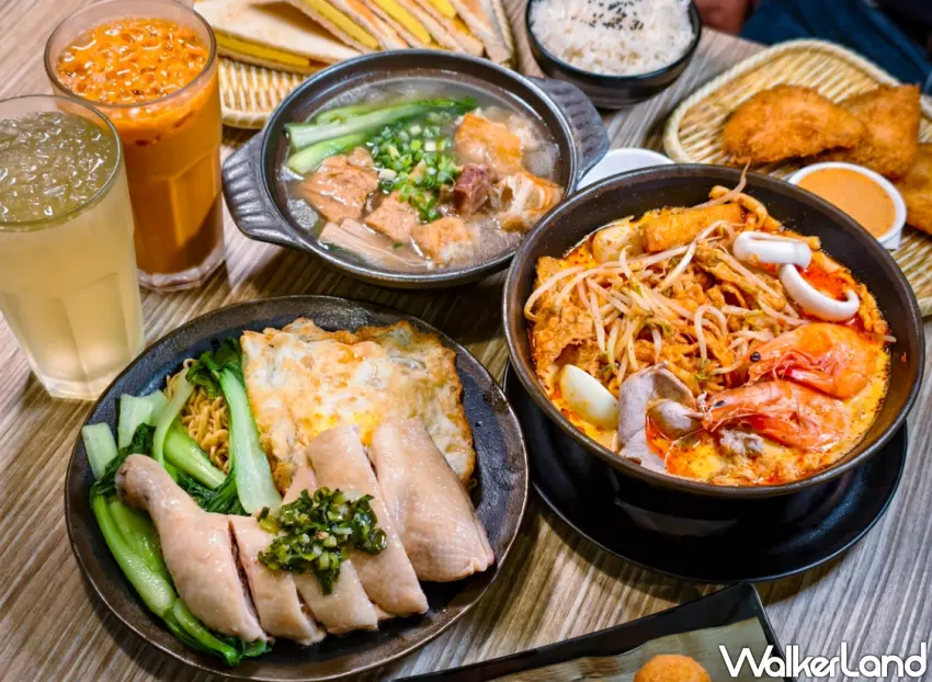 ▲「老巴剎新加坡風味美食」為高雄少見主打南洋風味的餐廳之一,開業多年來深受在地人喜愛。(美食好芃友提供)
