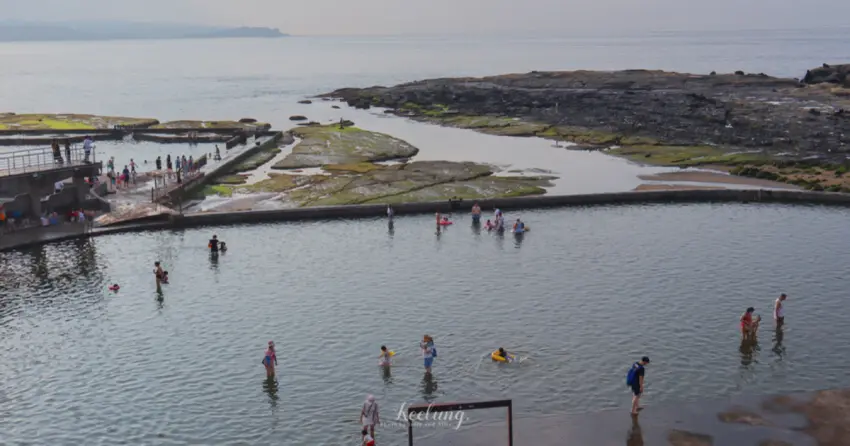 ▲「和平島」擁有天然海水池，能看見魚苗、熱帶魚梭子蟹在腳邊穿梭，戲水體驗超療癒。