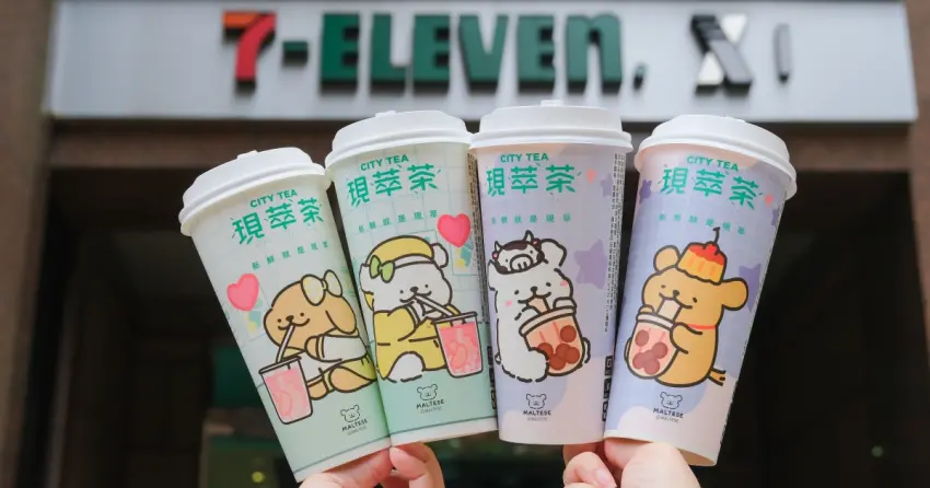 7-11聯名線條小狗！50款線條小狗集點小物 聯名甜點 聯名外帶杯一次看，線條小狗杯必拍。