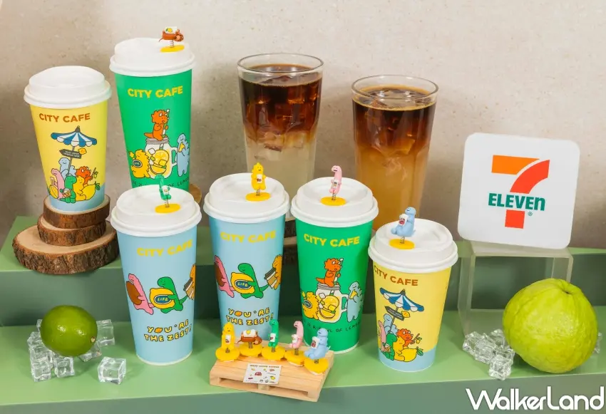 ▲7-ELEVEN全新真果芭樂氣泡咖啡登場，以芭樂果香結合咖啡打造清爽口感。