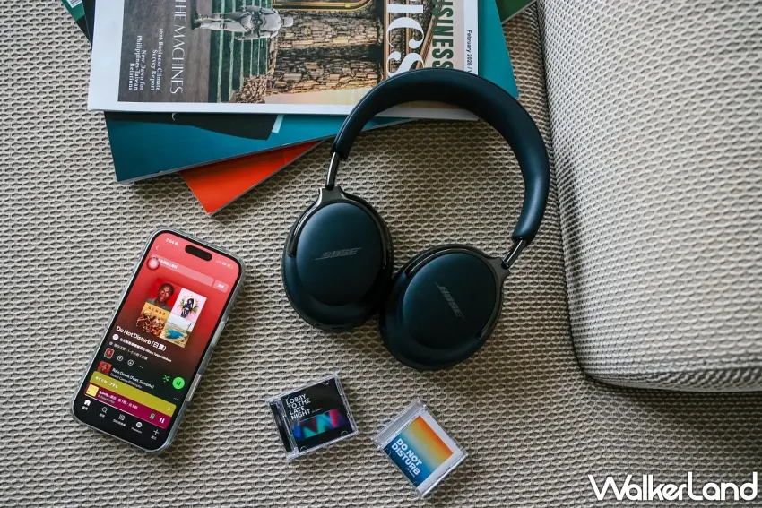 ▲專案特別打造日夜情境Spotify聯名歌單，讓聲音成為旅程記憶的一部分。圖／台北新板希爾頓酒店提供；窩客島編輯李維唐整理
