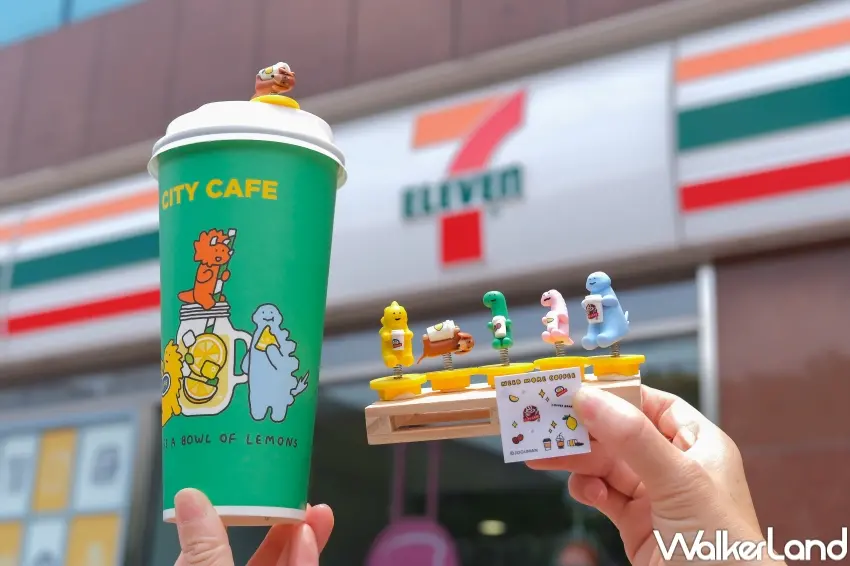 ▲7-ELEVEN推出JOGUMAN聯名企劃，杯塞公仔與果咖新品成為今夏亮點。（攝影：張人尹）