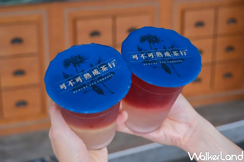 ▲可不可熟成茶行推出仲夏莓果系列，以翻玩經典名畫概念打造夏季主題，帶來3款以莓果為主角的新飲品。（攝影：張人尹）