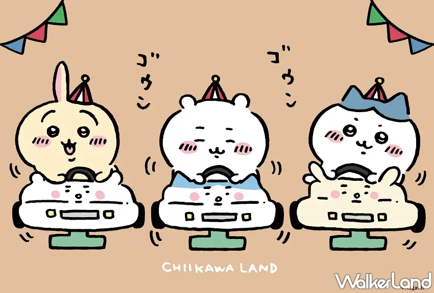 ▲吉伊卡哇官方專賣店插旗越谷湖城帶來元氣滿滿的可愛視覺。圖／株式會社KIDDYLAND提供；窩客島編輯李維唐整理