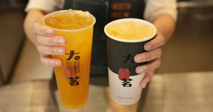 大茗新品芒果青！大茗芒果季新品芒果青 芒果優格開賣，芒果手搖杯喝起來。