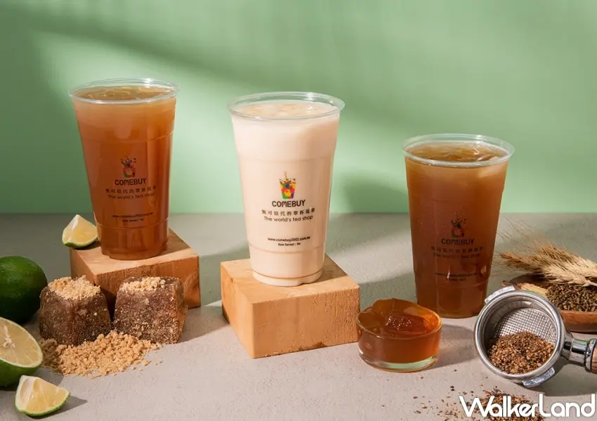 ▲COMEBUY推出全新輕麥決明系列,以無咖啡因特色作為主打,帶來6款全新飲品選擇。