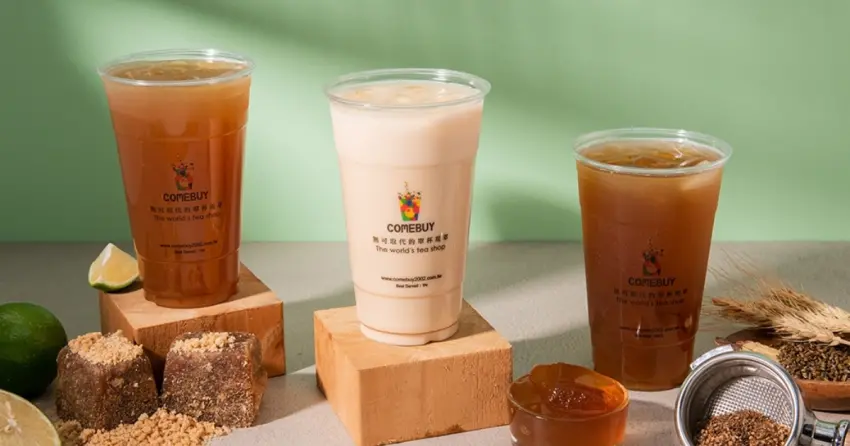 無咖啡因飲料新歡！COMEBUY輕麥決明茶領軍6新品，聯名遊戲「鳴潮」喝飲料送虛寶。