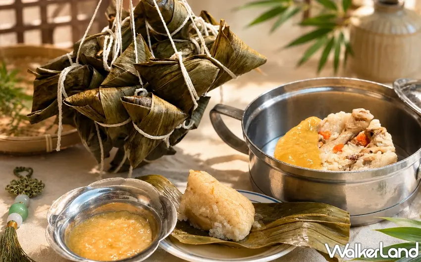 ▲將招牌雞排飯的精華完美包覆,小巧玲瓏的一口粽與傳統不鏽鋼飯盒內的經典洋食交織出新舊靈魂。圖/波麗路西餐廳提供;窩客島整理
